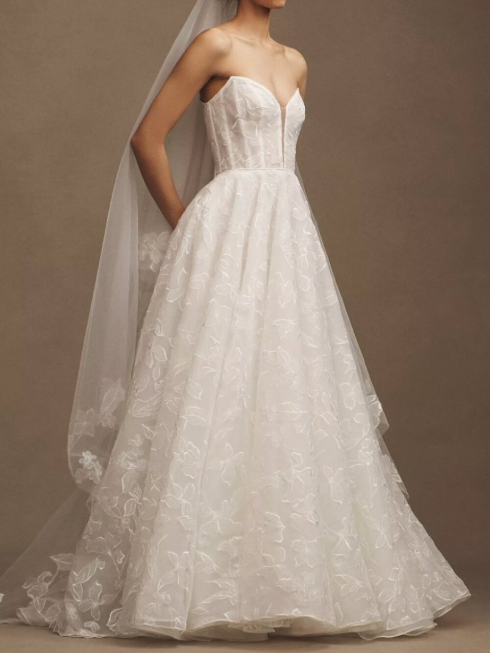 Anthropology Jenny Yoo Wedding Dress Size 0